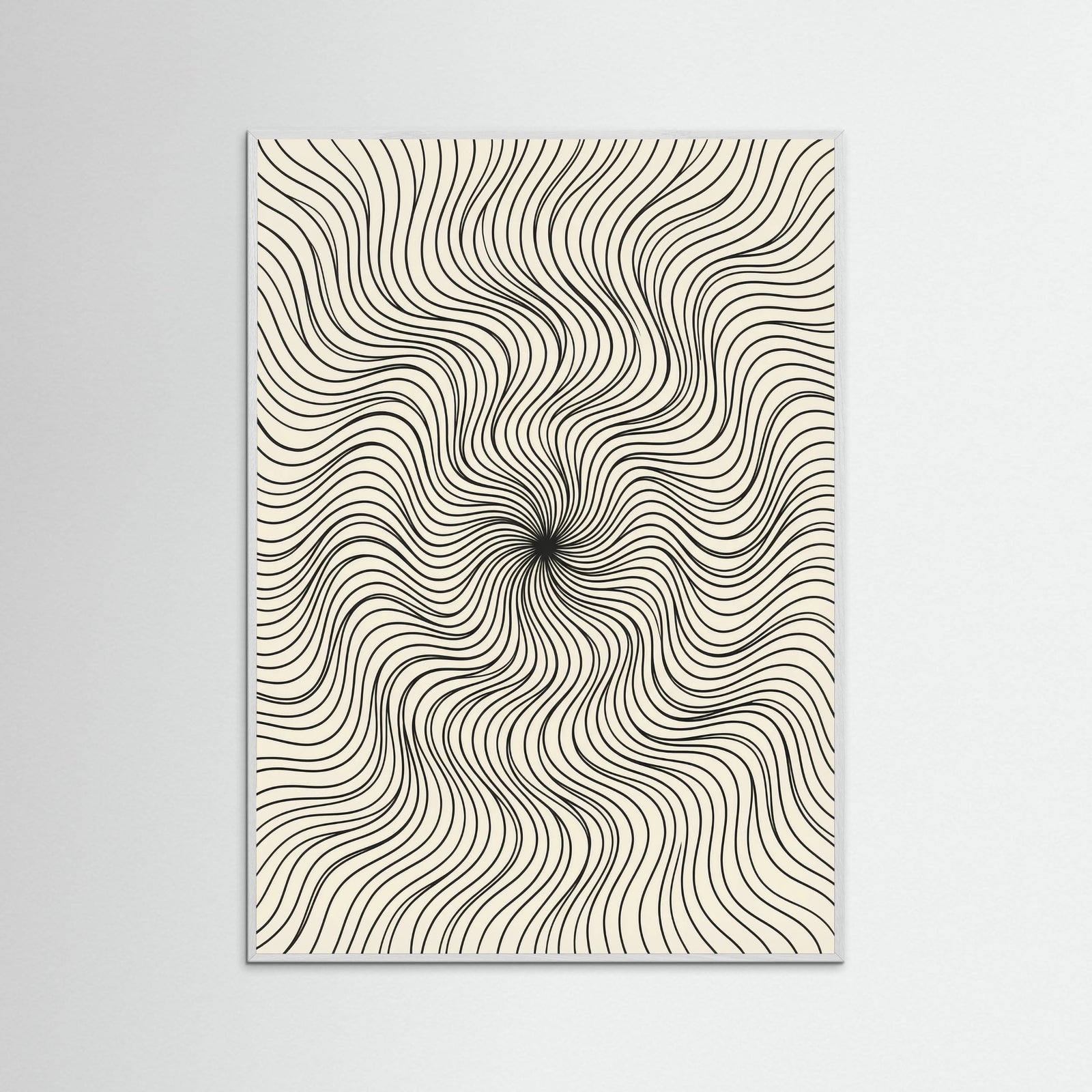 White Wood Flowing Embrace