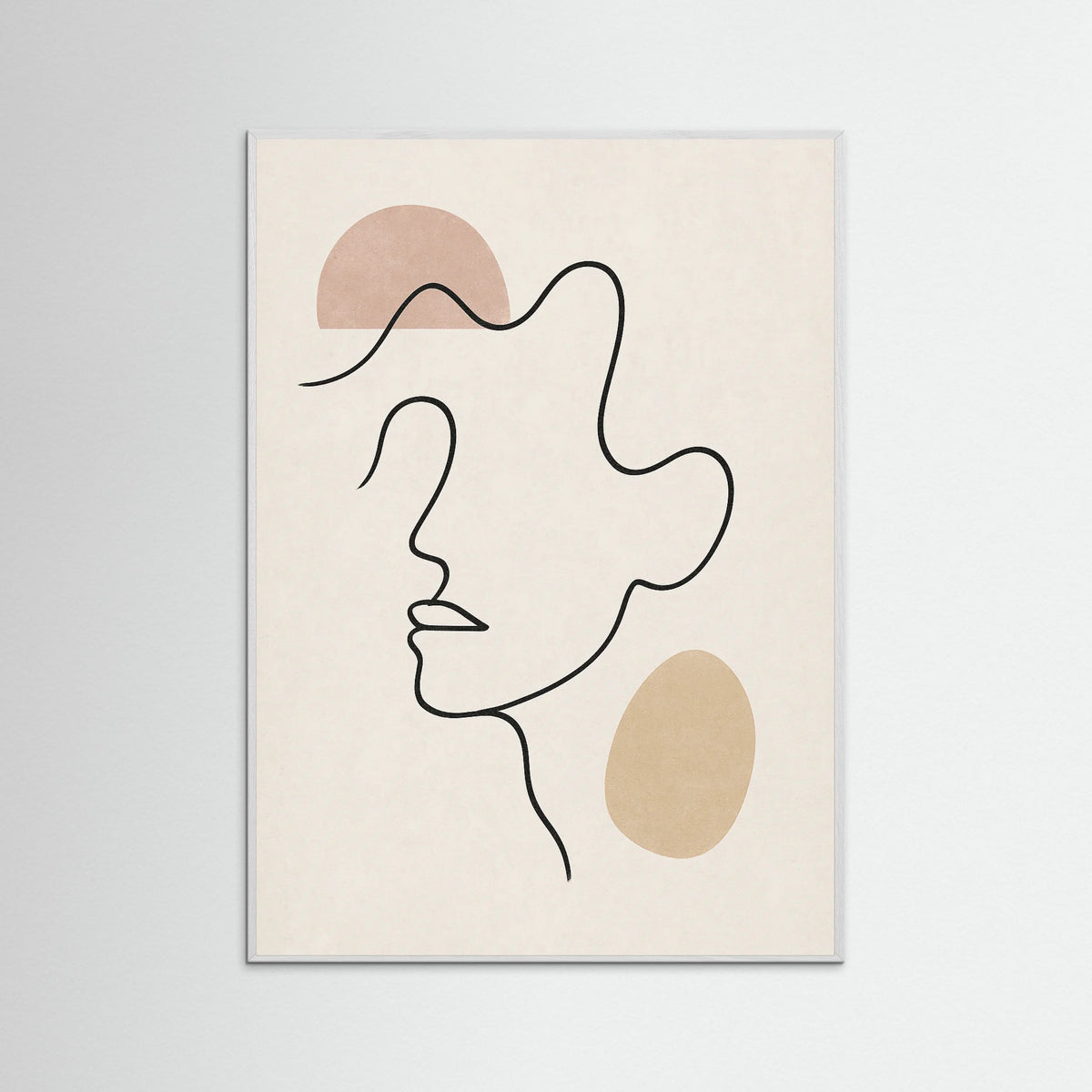 White Wood Flowing Expression