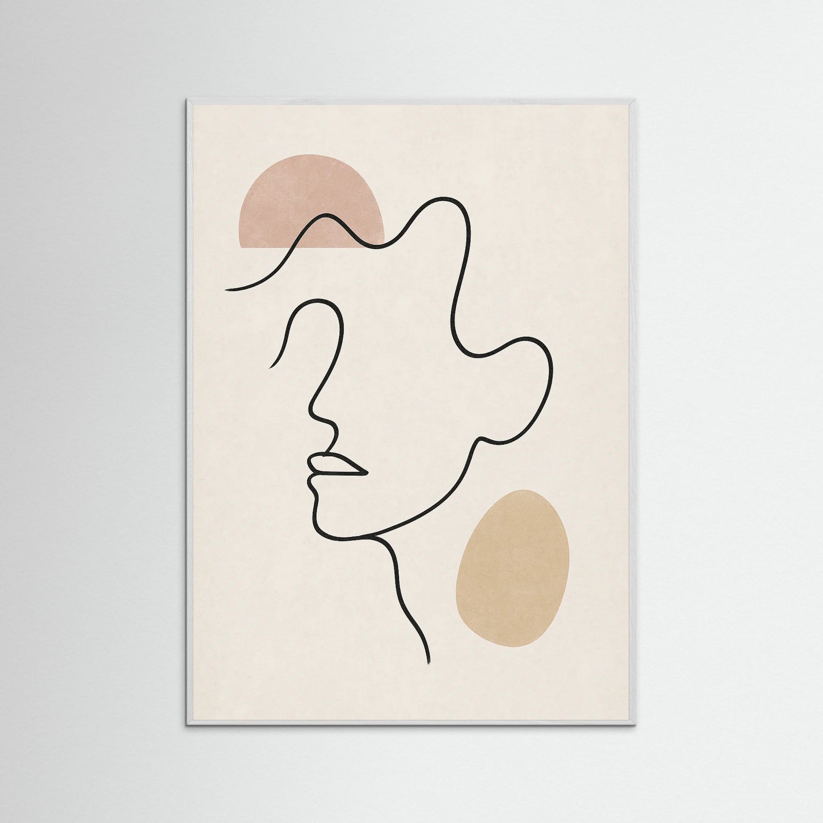 White Wood Flowing Expression