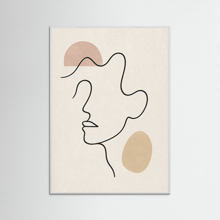 White Wood Flowing Expression