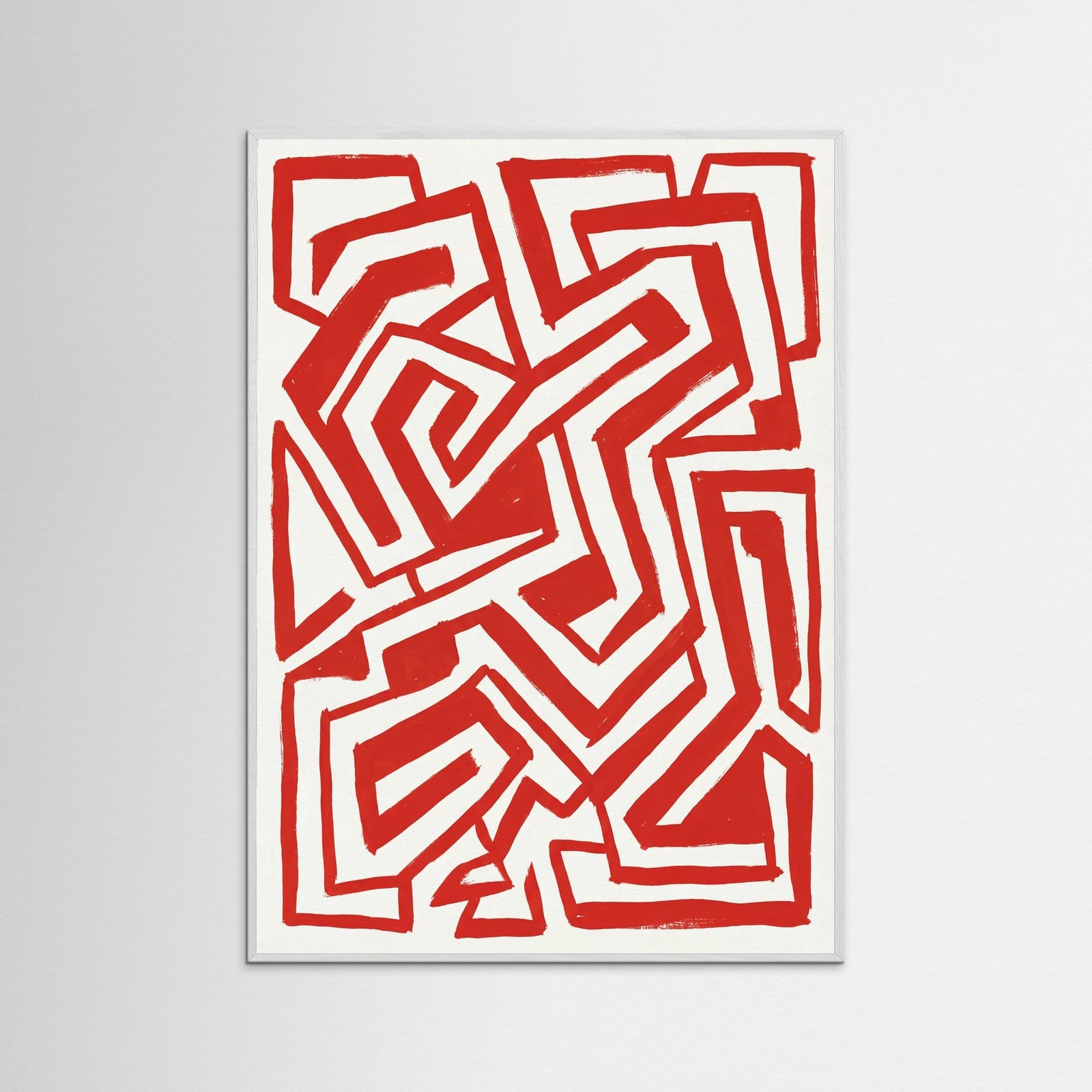 White Wood Flowing Paths