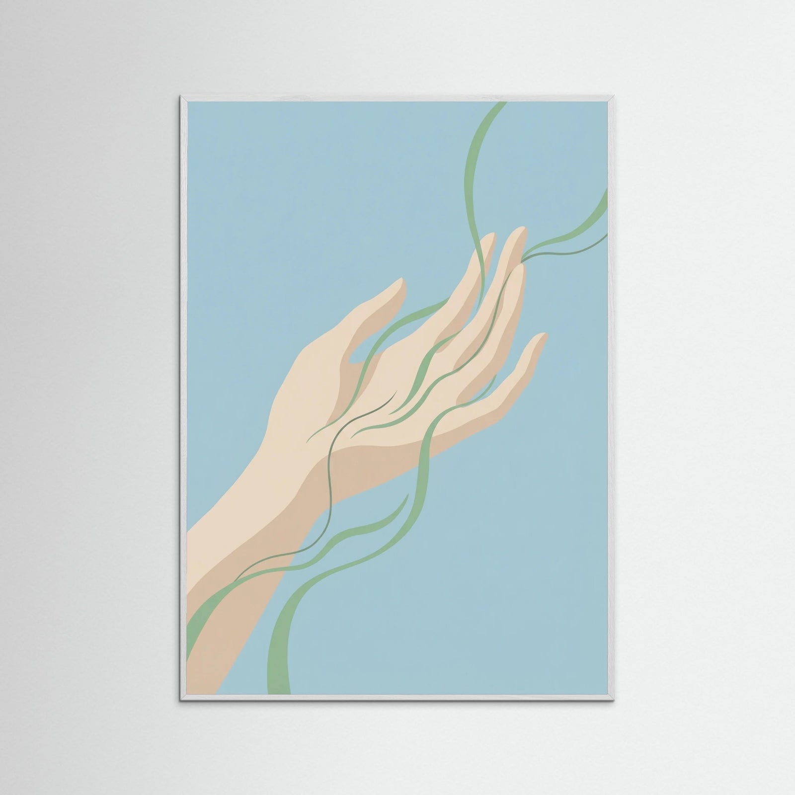 White Wood Flowing Spirit