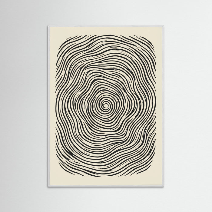 White Wood Flowing Strands