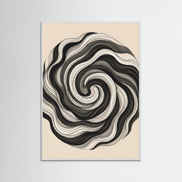 White Wood Flowing Strands