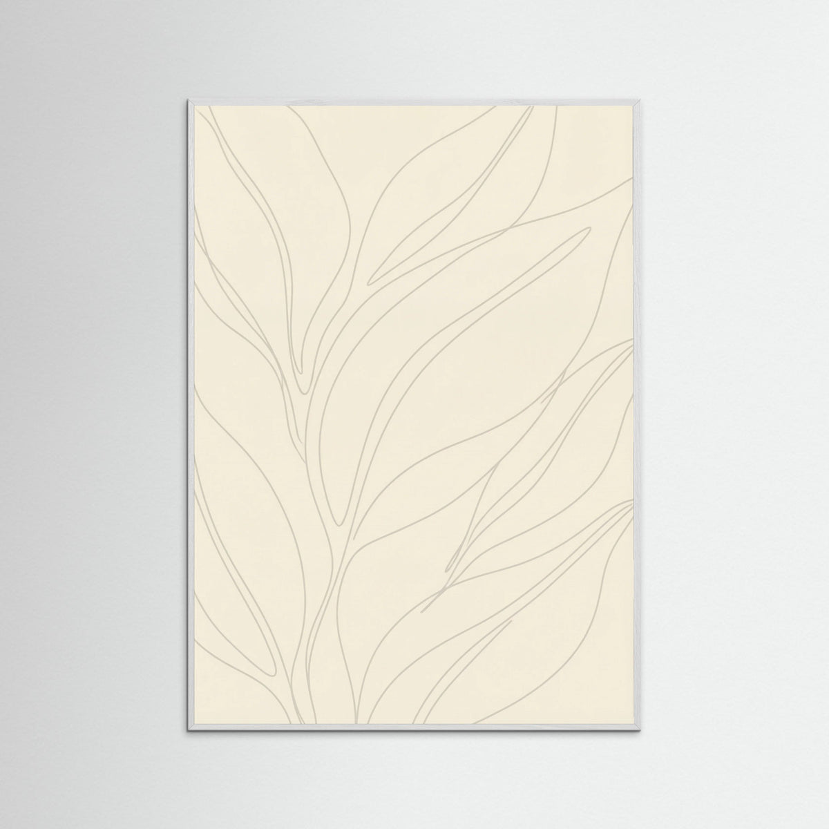 White Wood Fluid Contours