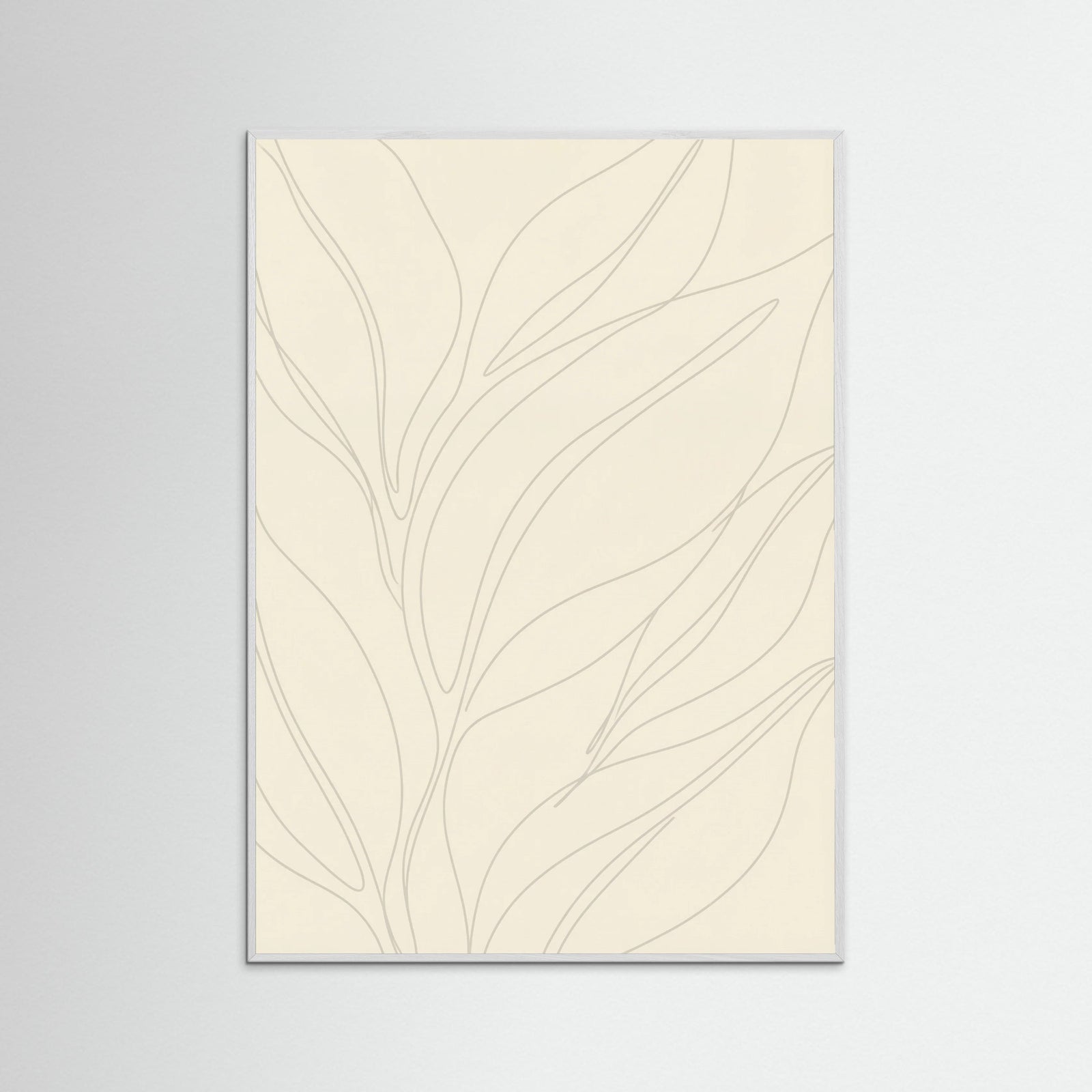 White Wood Fluid Contours