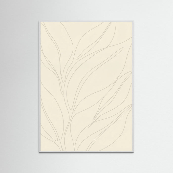 White Wood Fluid Contours