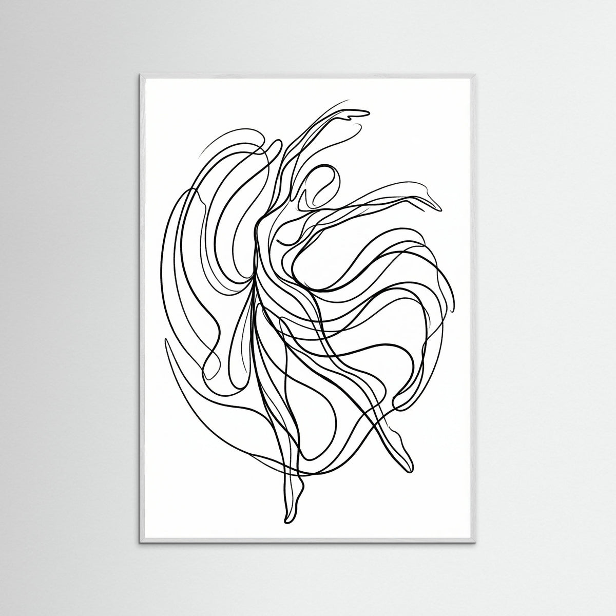 White Wood Fluid Embrace