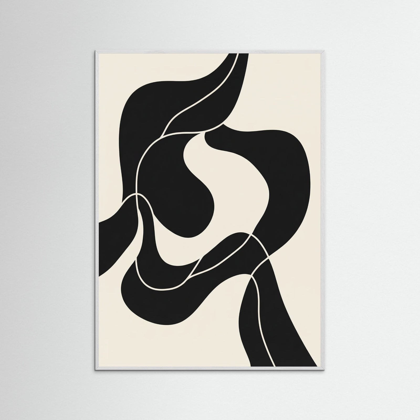 White Wood Fluid Forms