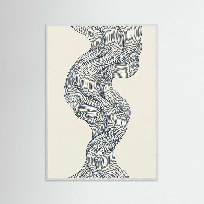 White Wood Fluid Intertwine
