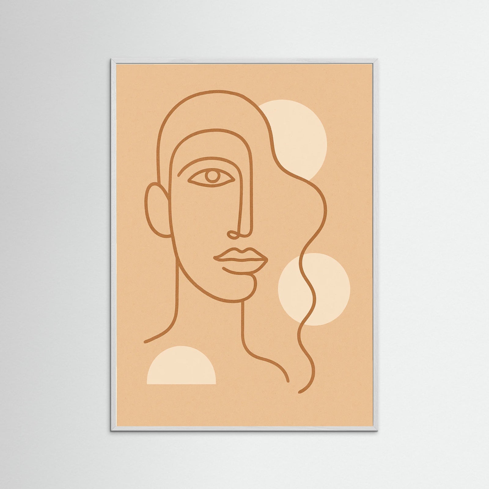 White Wood Fluid Silhouette