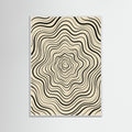 White Wood Fluid Stripes