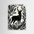 White Wood Forest Companions Black
