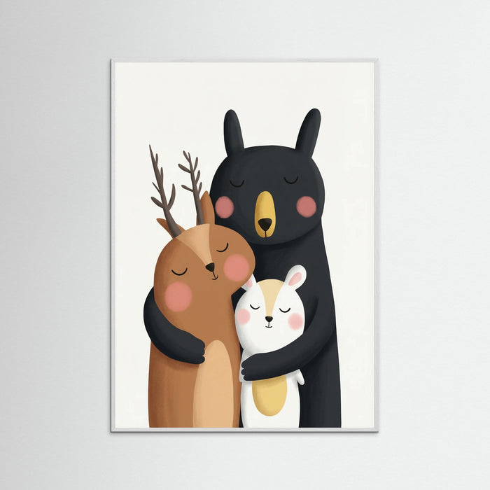 White Wood Forest Family Hug