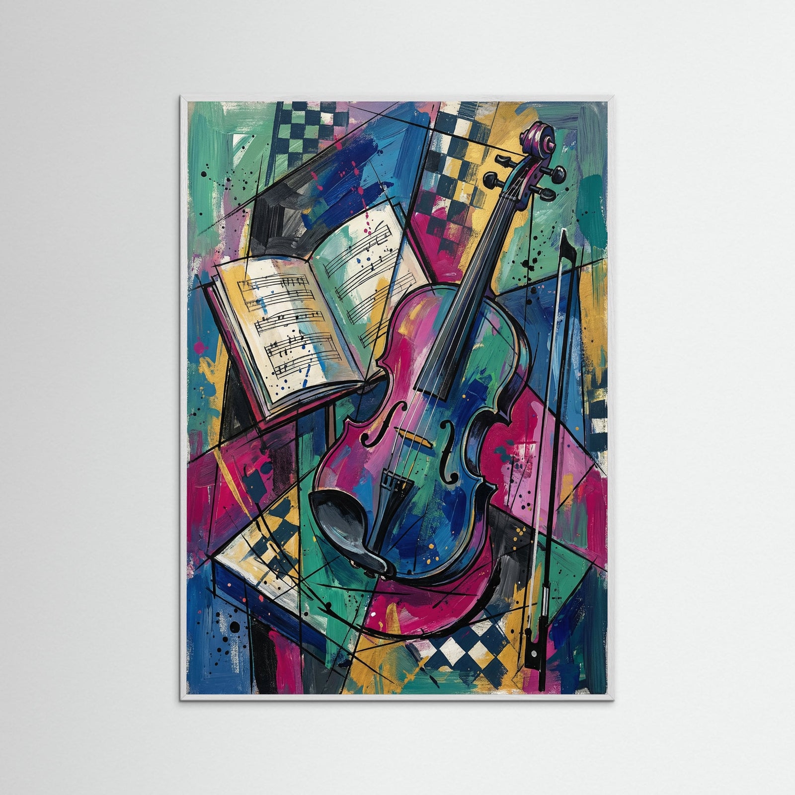 White Wood Fragmented Gaze