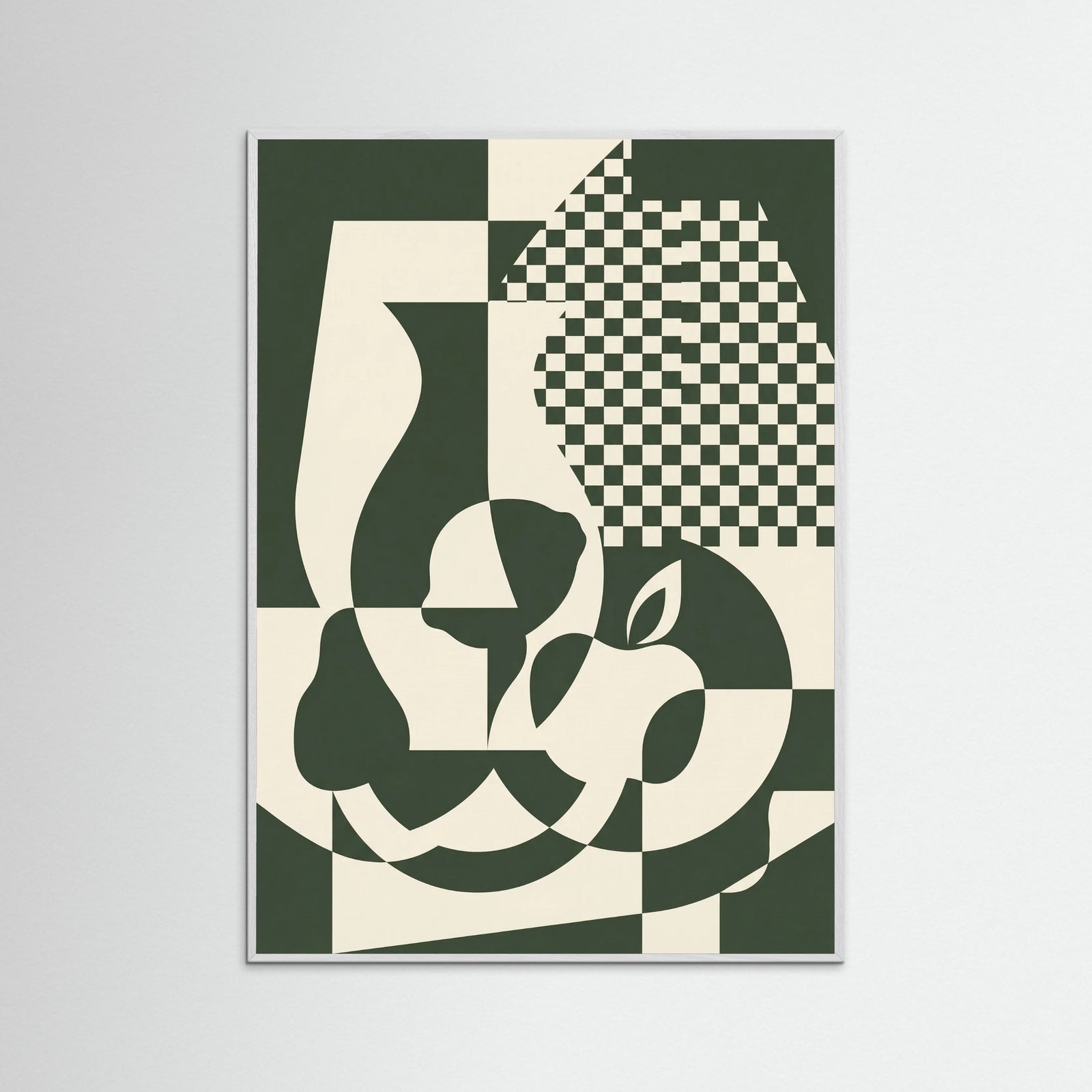 White Wood Fragmented Gaze