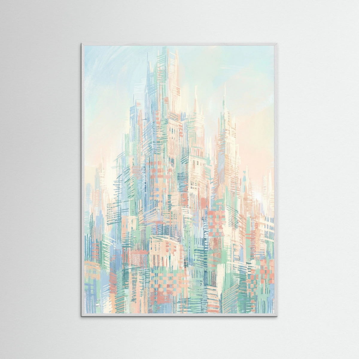 White Wood Fragmented Landscape