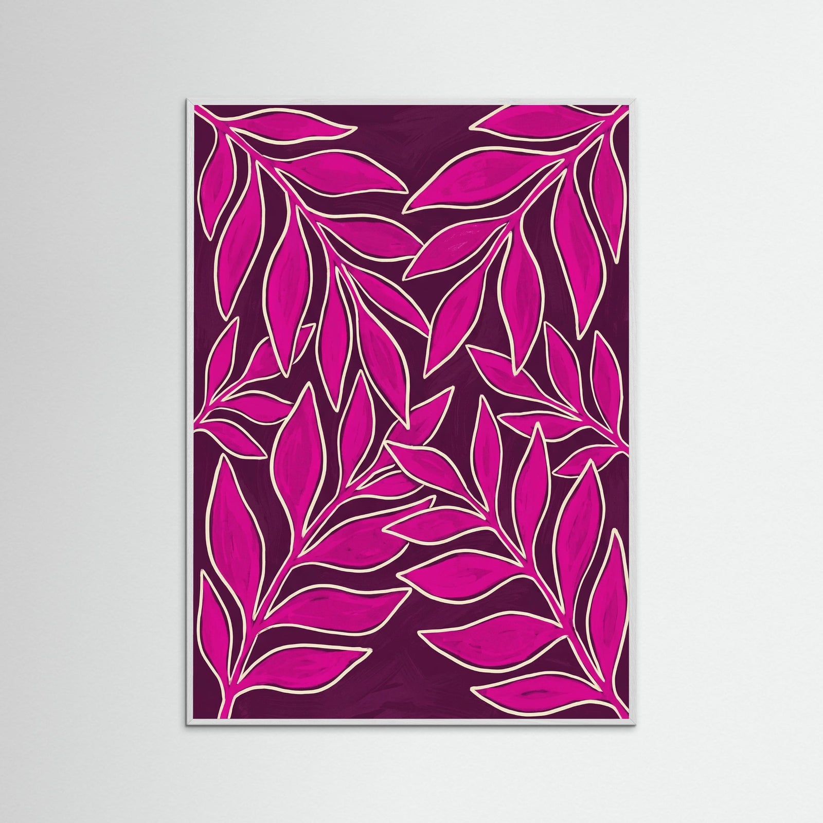 White Wood Fuchsia Blooms