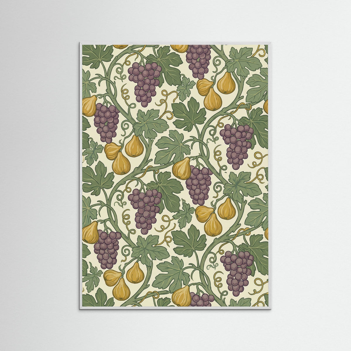 White Wood Garden Trellis Motif