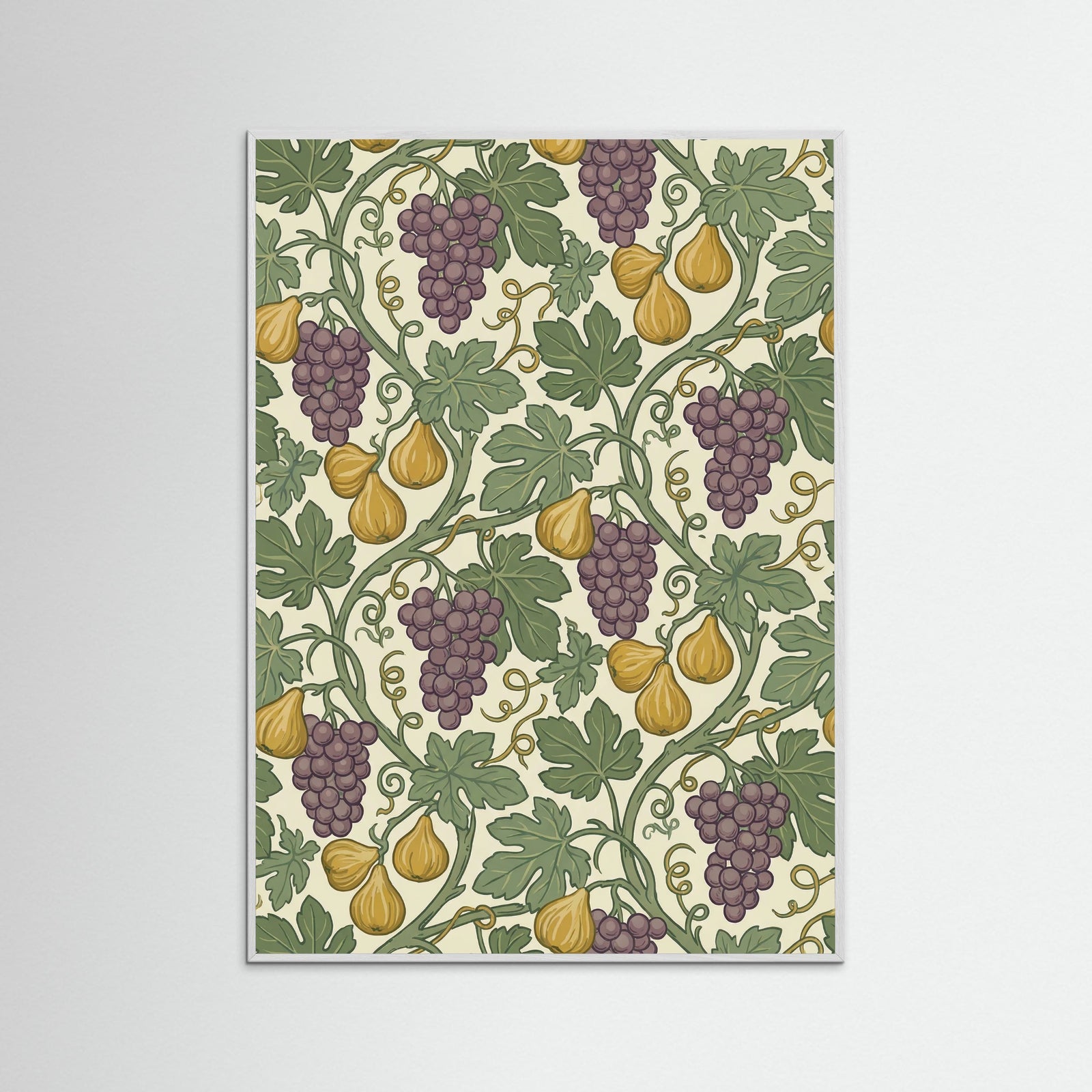 White Wood Garden Trellis Motif