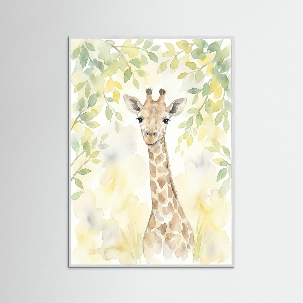 White Wood Gentle Baby Elephant