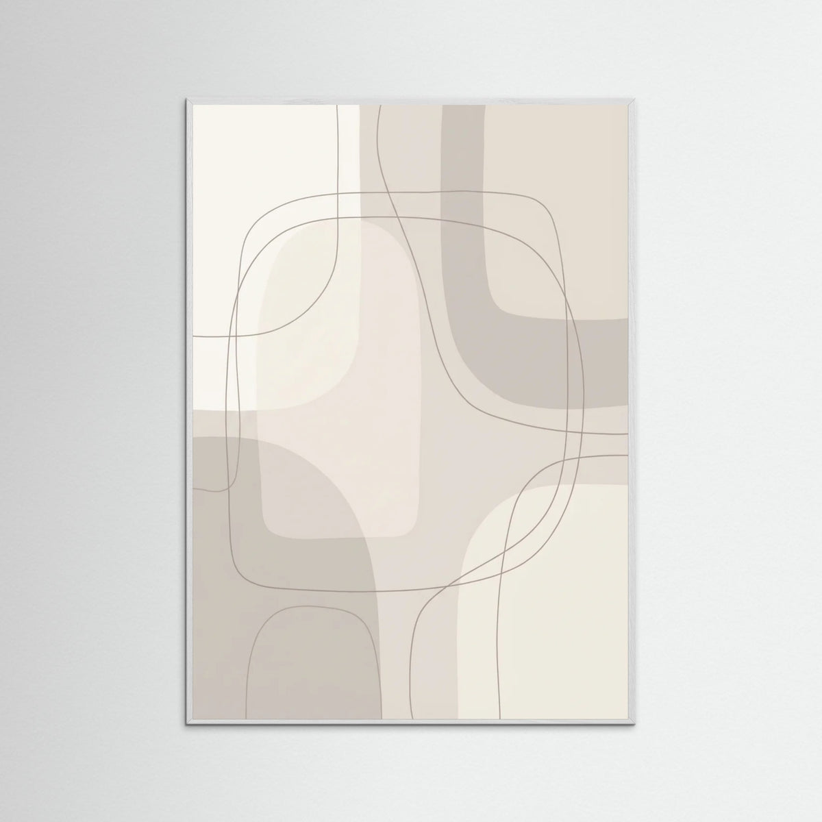 White Wood Gentle Curves