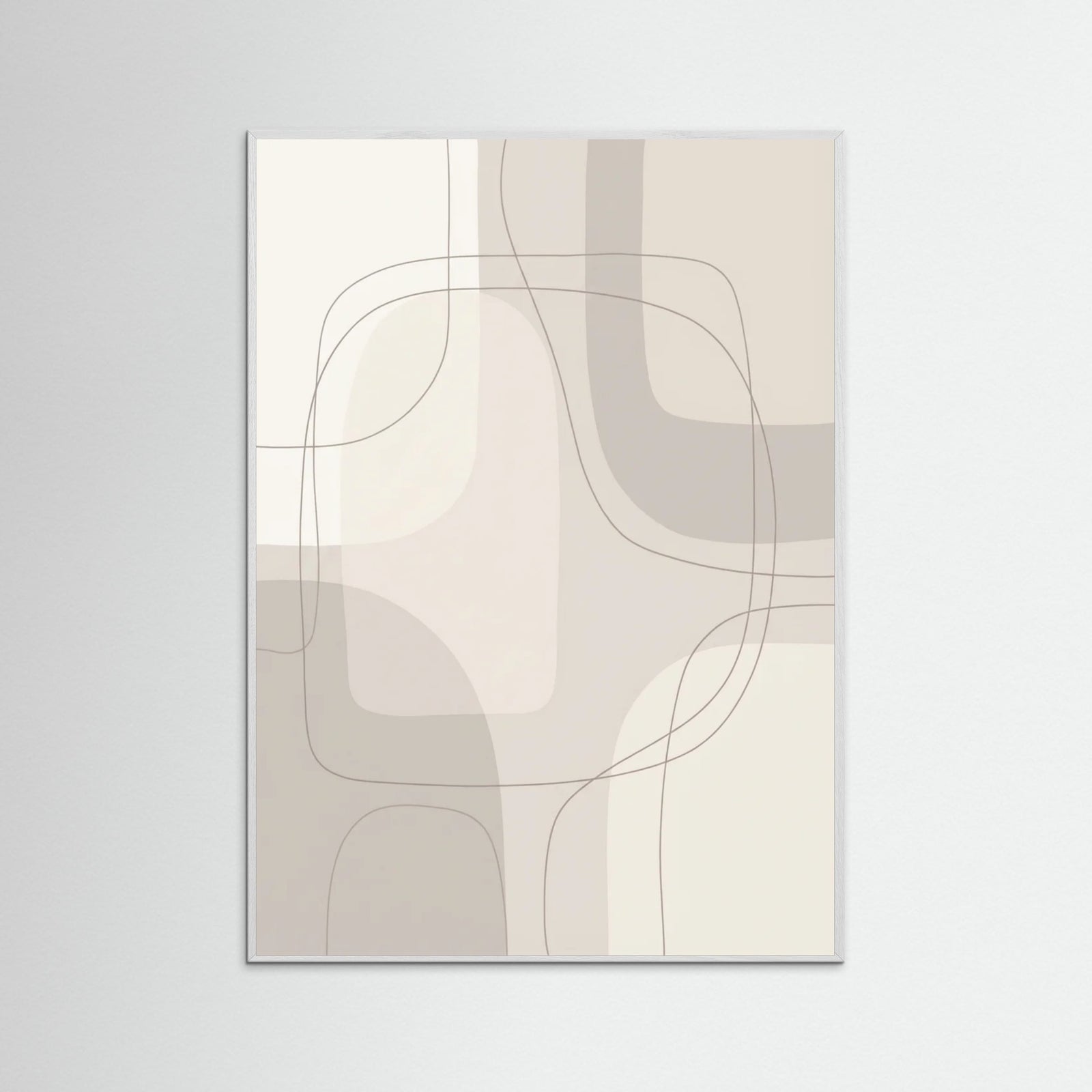 White Wood Gentle Curves