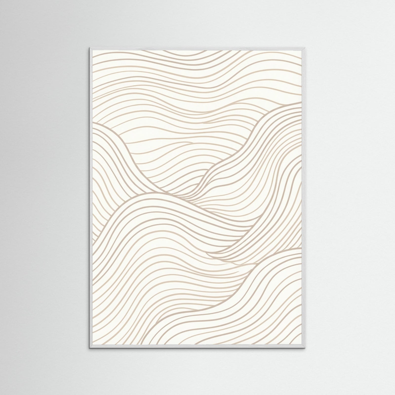 White Wood Gentle Curves