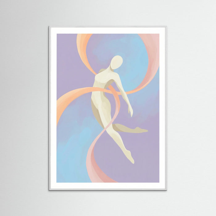 White Wood Gentle Embrace Blue