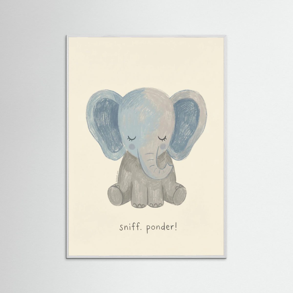 White Wood Gentle Lion Cub