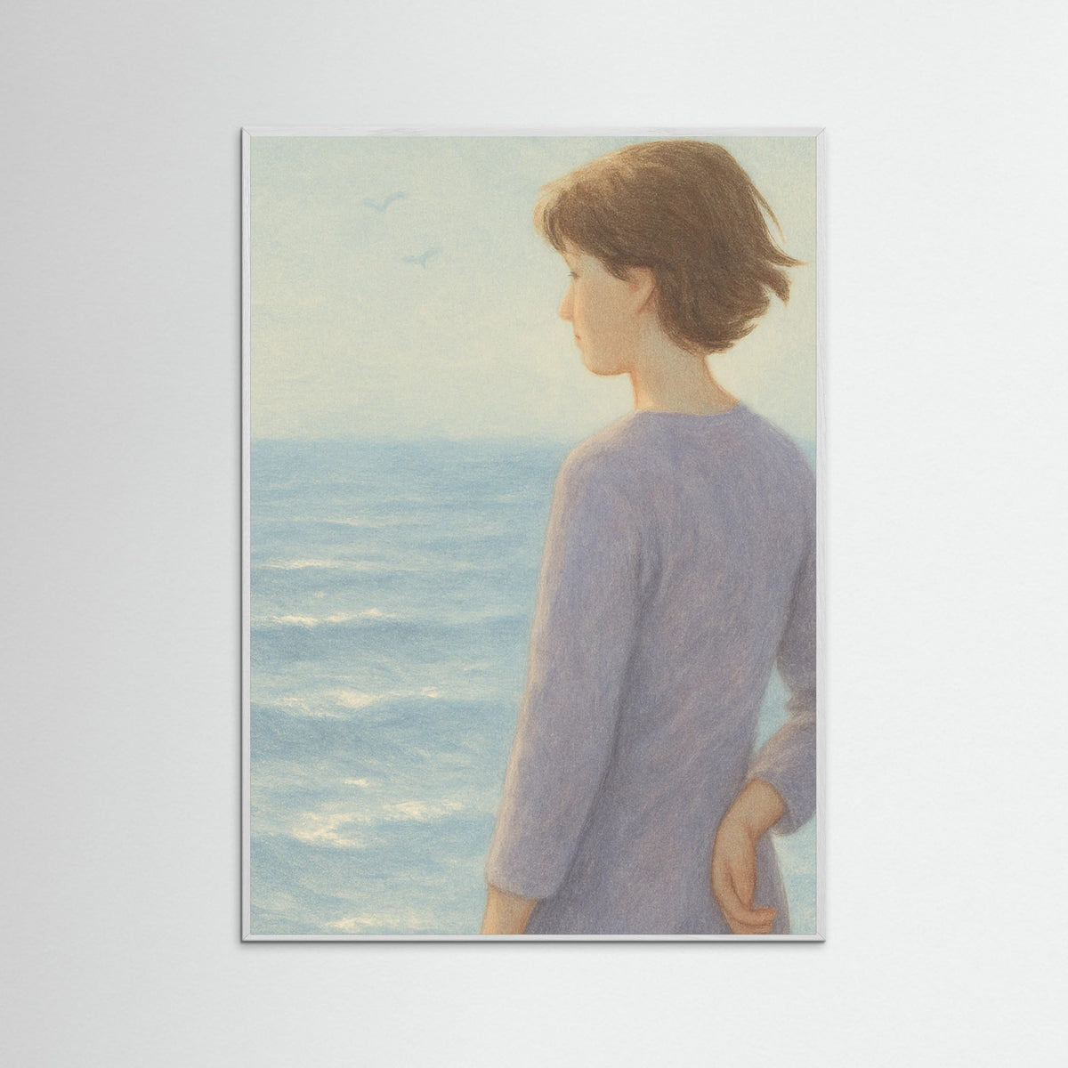 White Wood Gentle Waves