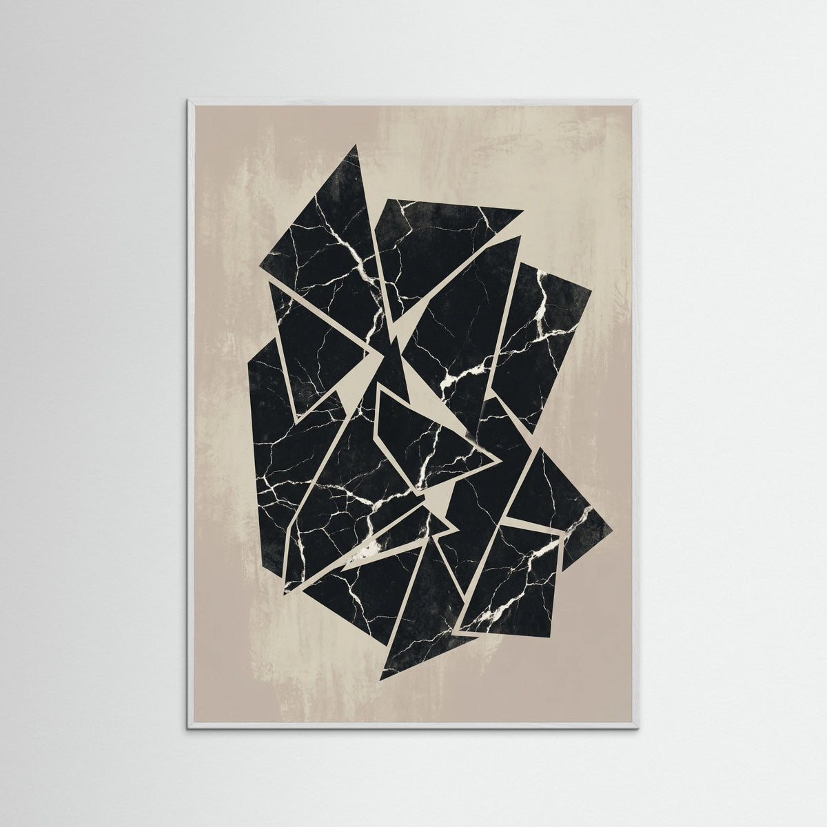 White Wood Geometric Abyss