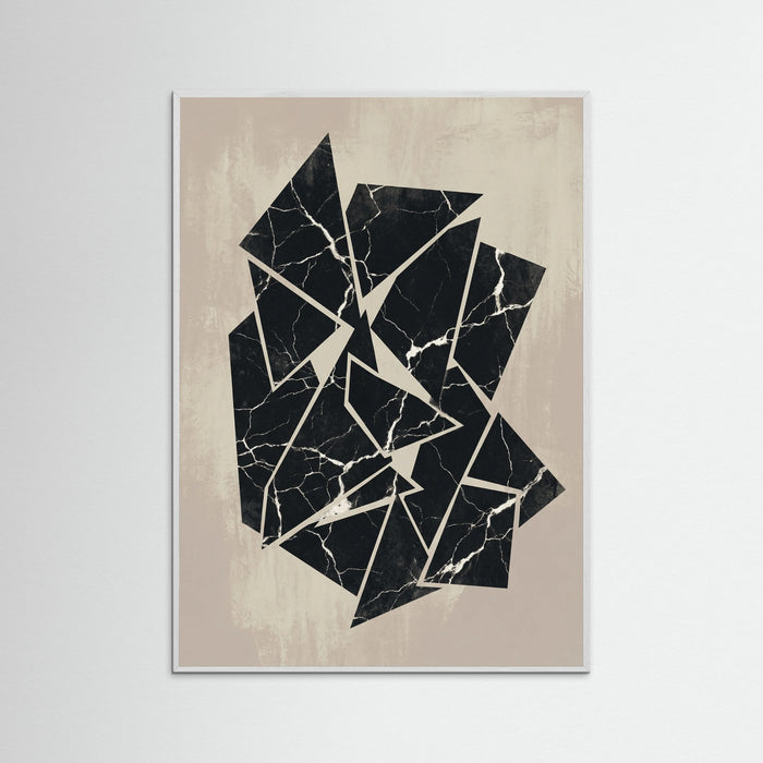White Wood Geometric Abyss