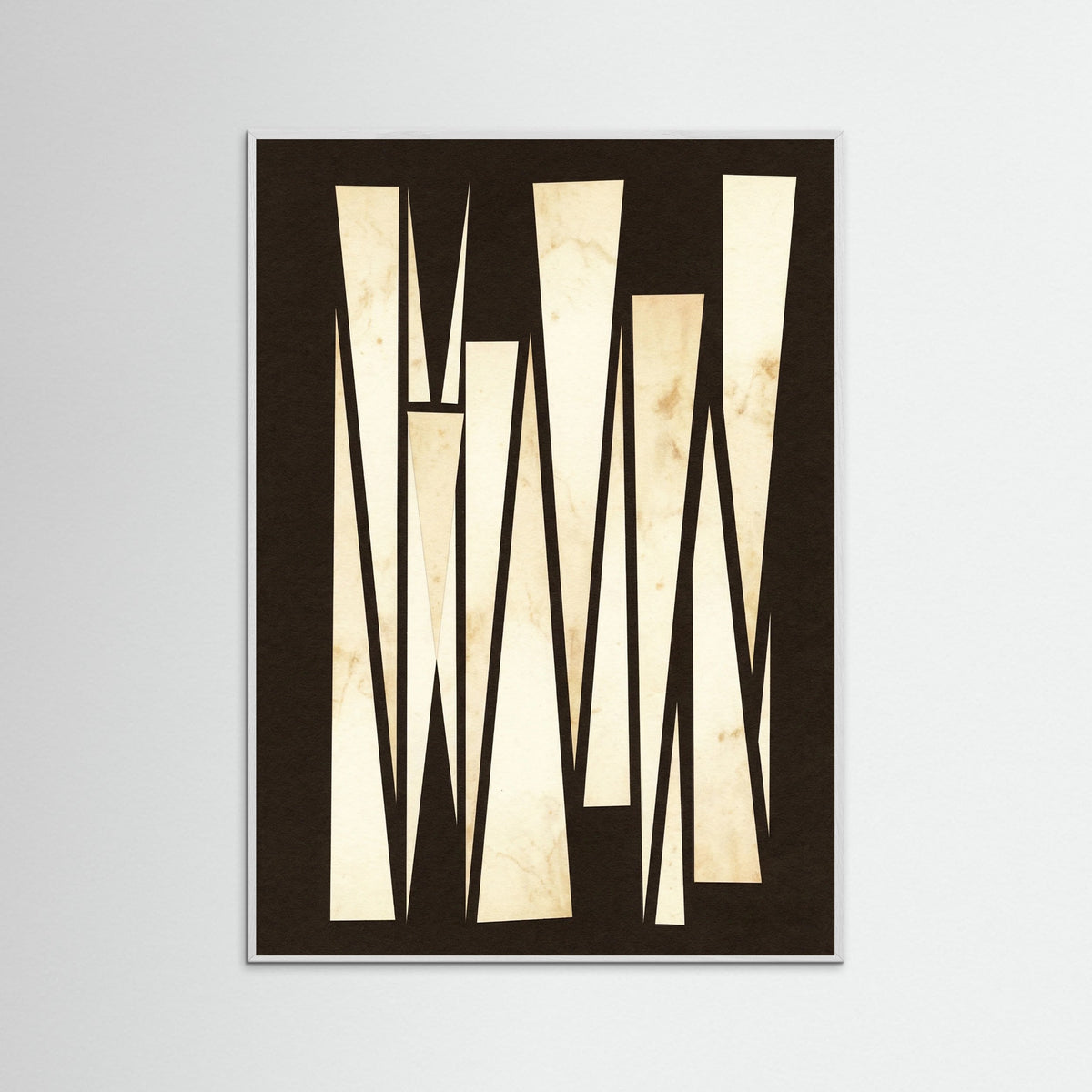 White Wood Geometric Contrasts