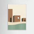 White Wood Geometric Dwelling