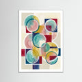 White Wood Geometric Harmony