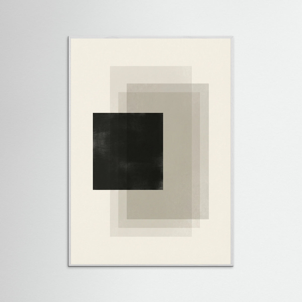 White Wood Geometric Layers