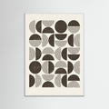 White Wood Geometric Rhythms