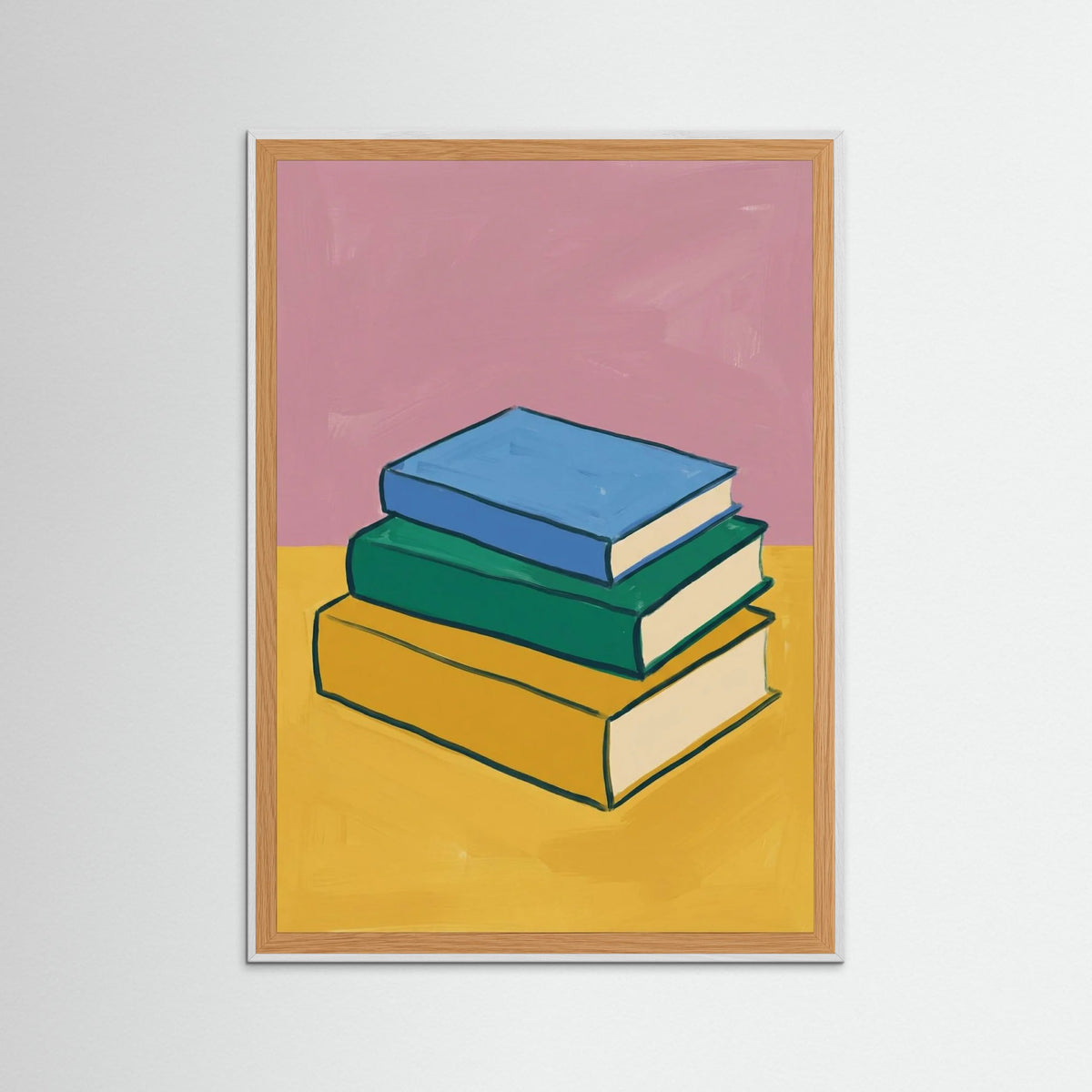White Wood Geometric Stillness