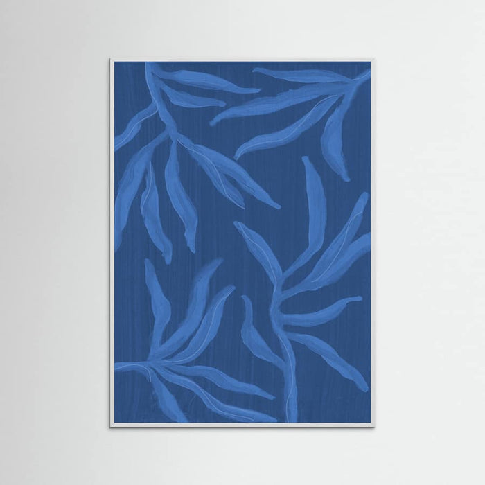 Affiche Ghost Fern 2 Indigo Monochrome – affiche et impression d’art