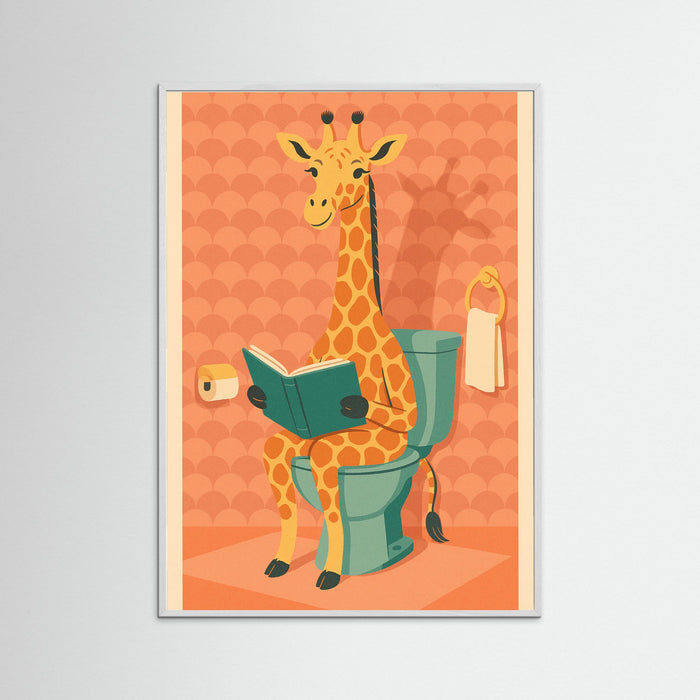 White Wood Giraffe Reads