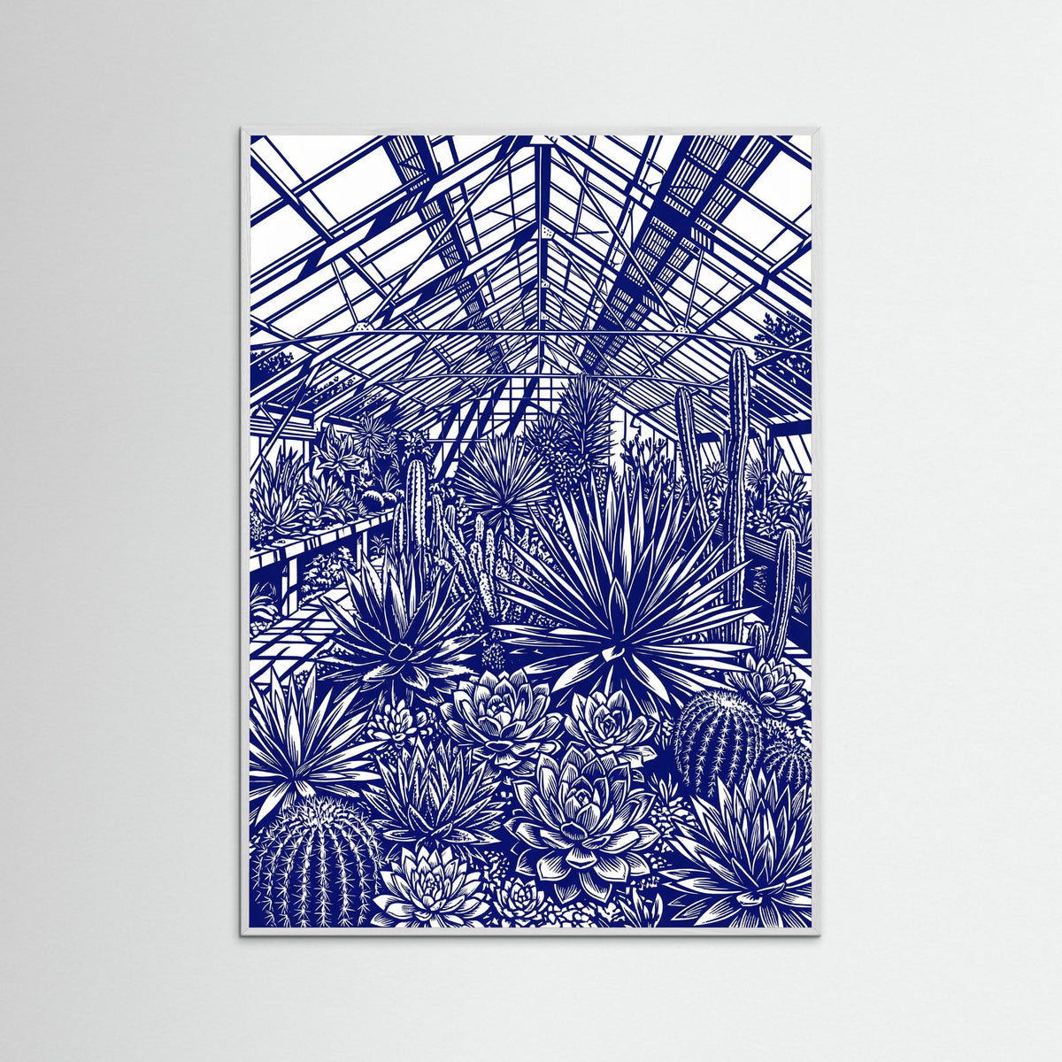 White Wood Glasshouse Canopy