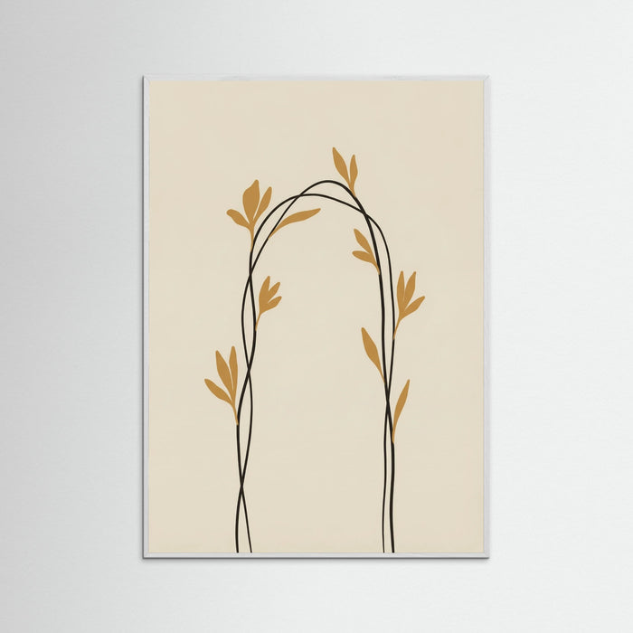 White Wood Golden Bloom Ascent