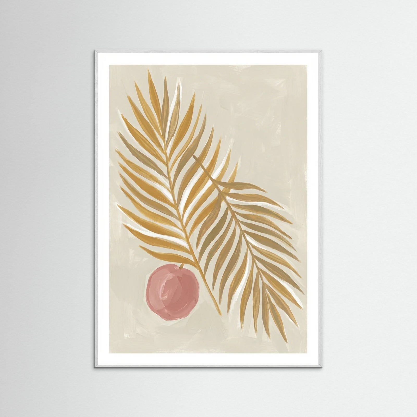 White Wood Golden Bloom