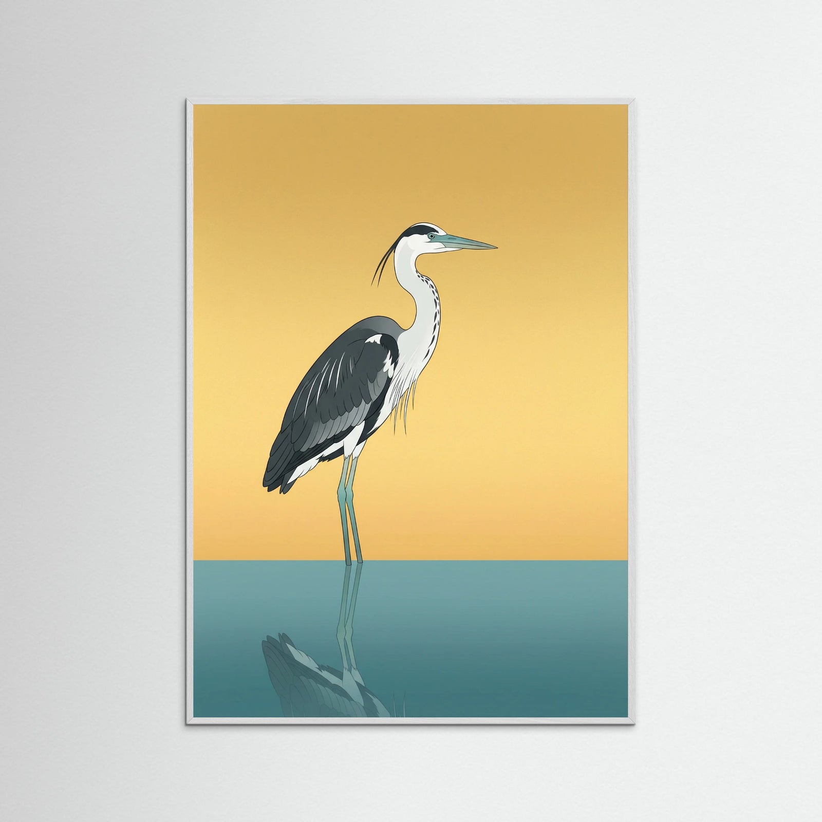 White Wood Golden Crane Procession