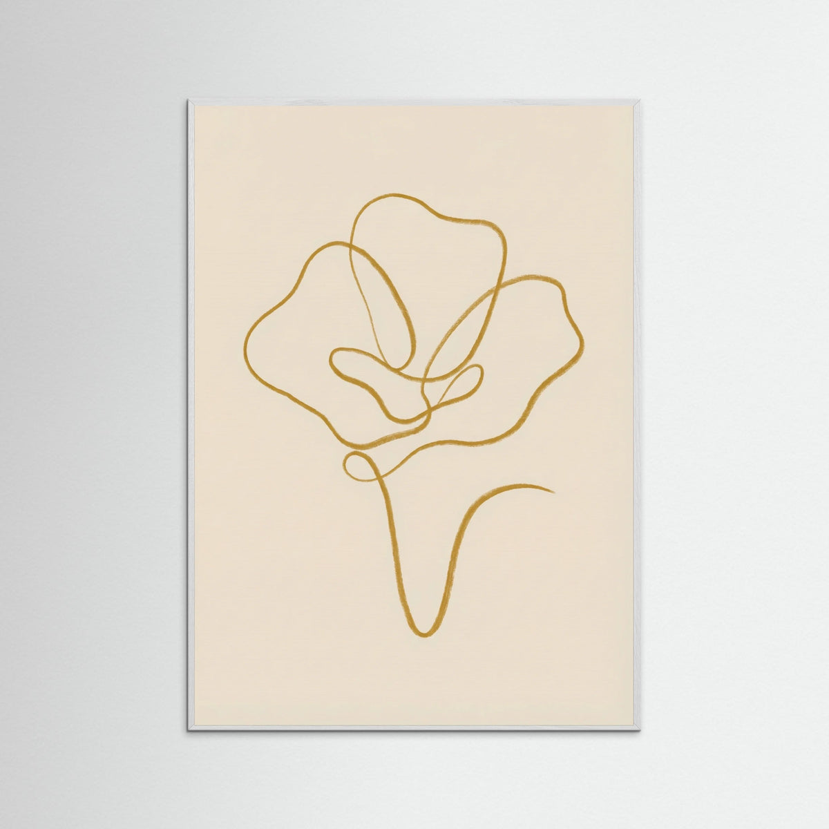 White Wood Golden Currents Beige