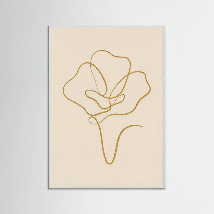 White Wood Golden Currents Beige