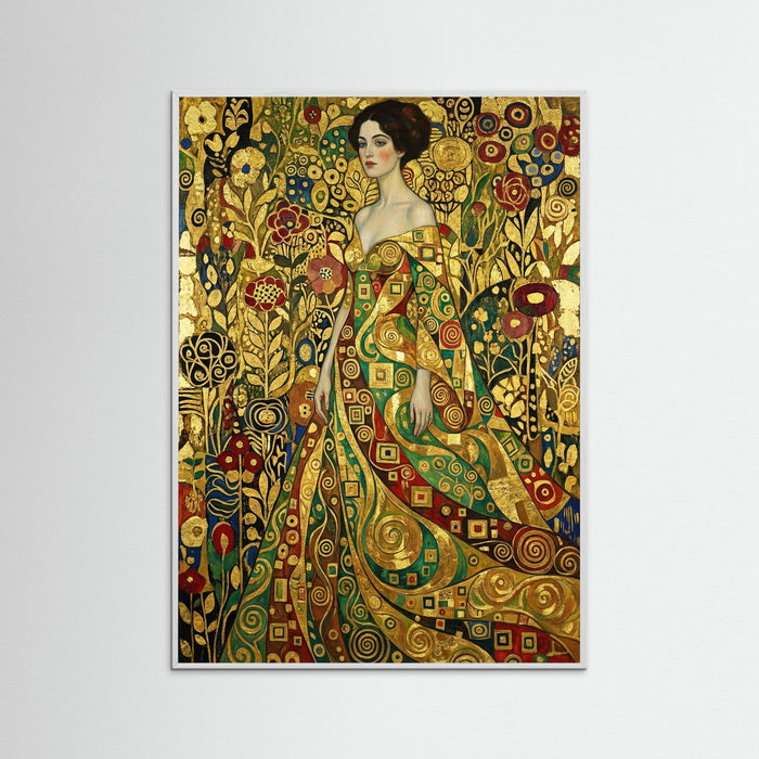 White Wood Golden Embrace
