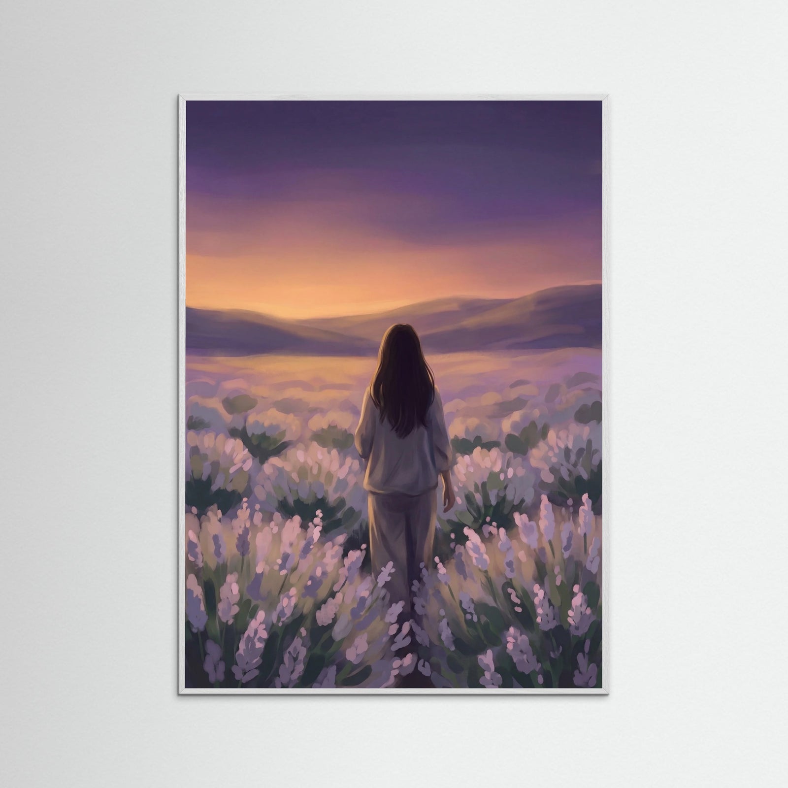 White Wood Golden Field Dream