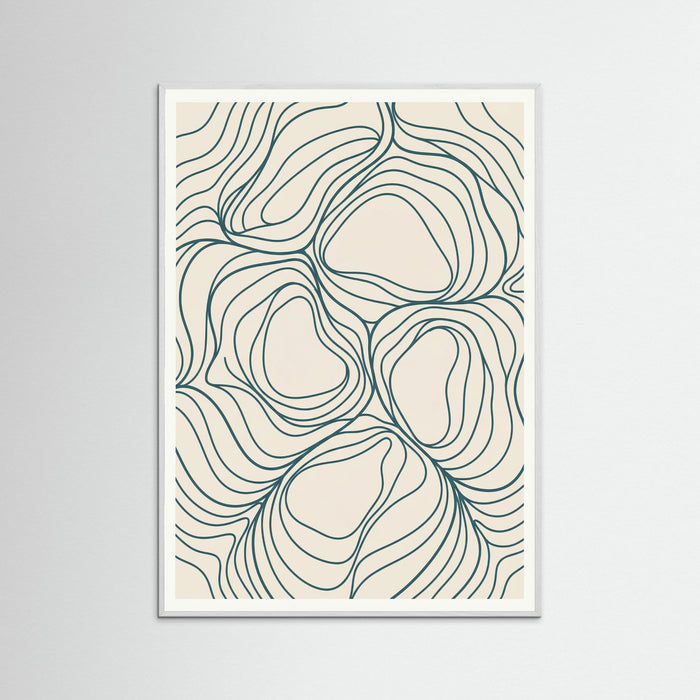 White Wood Golden Flow